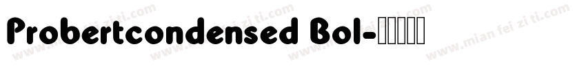 Probertcondensed Bol字体转换